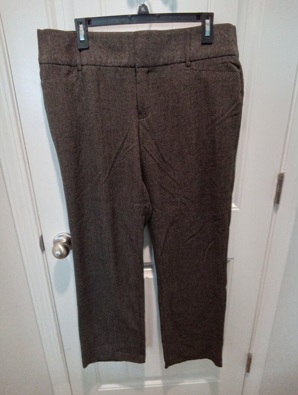Apt.9 Modern Fit Career Trousers Sz 14 Flat Front Slash Pockets Straight Leg Fit - Picture 3 of 13